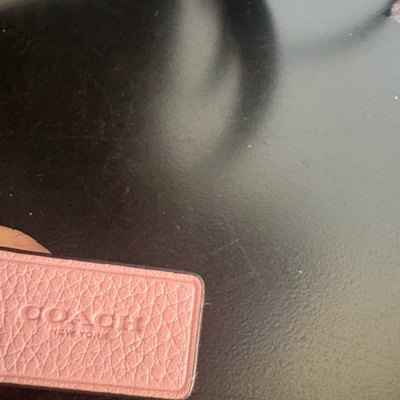 Coach Beige and Pink Cherry Backpack - Picture 3 of 7